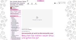 Desktop Screenshot of kerzenmeile.at